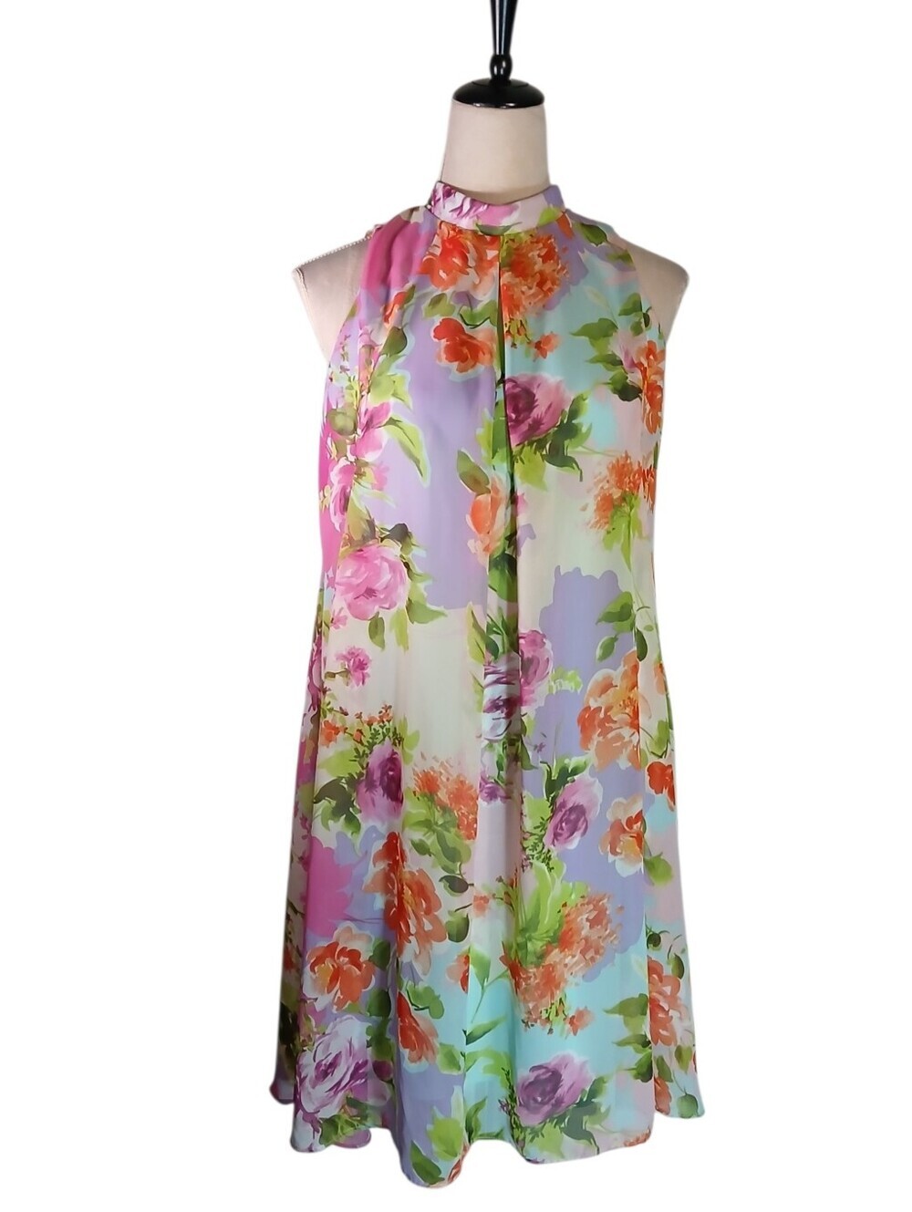Signature By Robbie Bee Soft Floral Dress Size 6P